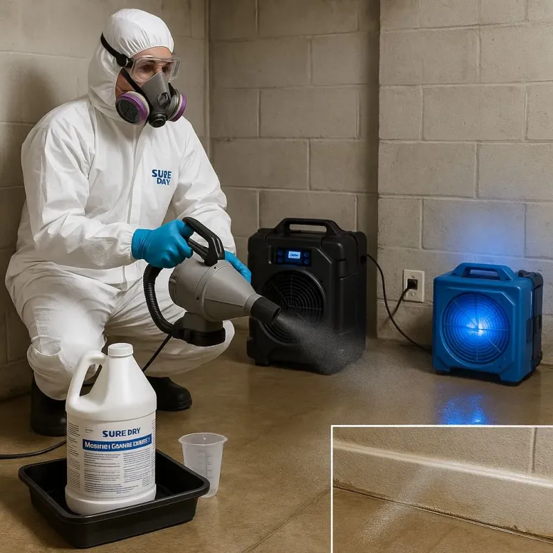 Sanitization and Odor Removal process in College Station, TX